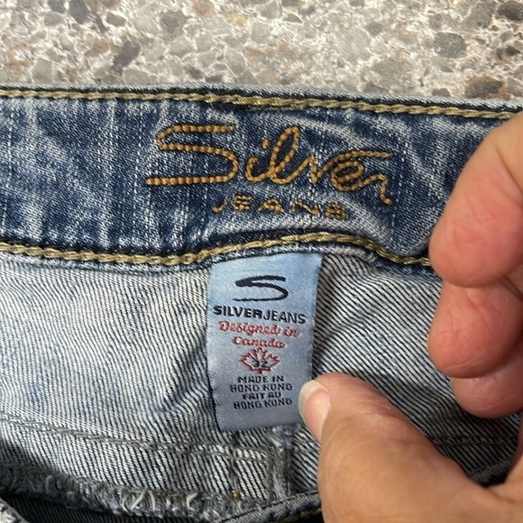 Silver Jeans Co Santorini medium Wash boot cut slight distressed women’s 32. - Picture 9 of 12